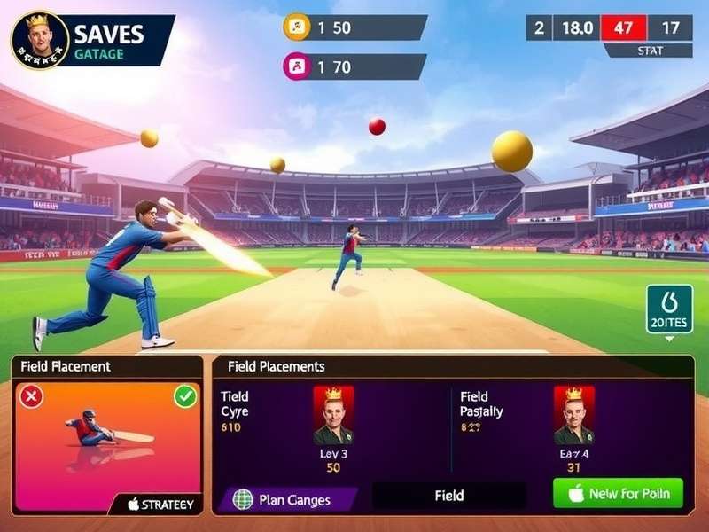 Premier Pace Warriors Bowling Interface Premier Pace Warriors gameplay screenshot showing bowling action