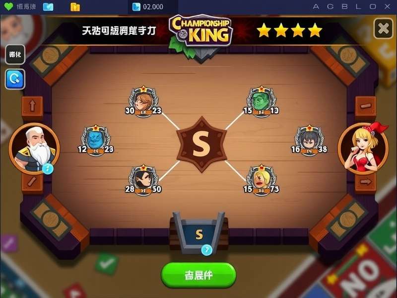 Tournament Mode in Championship Table Clash King Championship Table Clash King tournament interface