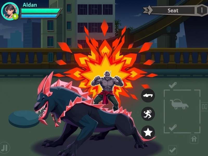 Bangalore cityscape in Bangalore Beast Hero game