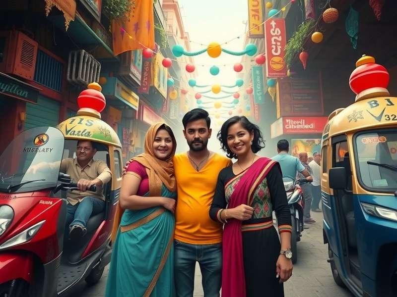 Main characters of Mumbai Magic Odyssey standing together