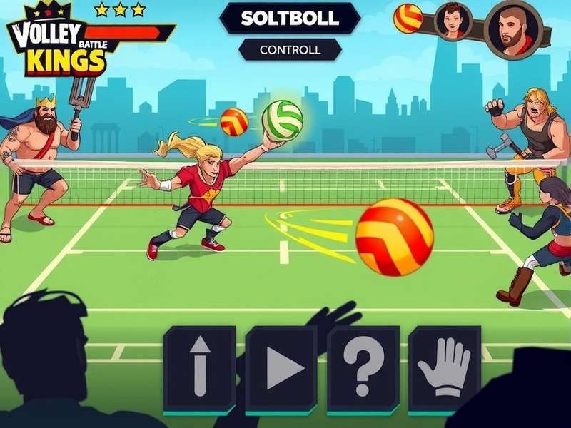 Character Selection and Roster Volley Battle Kings character selection screen showing diverse roster