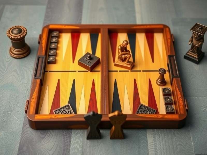 Backgammon Brilliance Board Traditional Backgammon Brilliance board setup