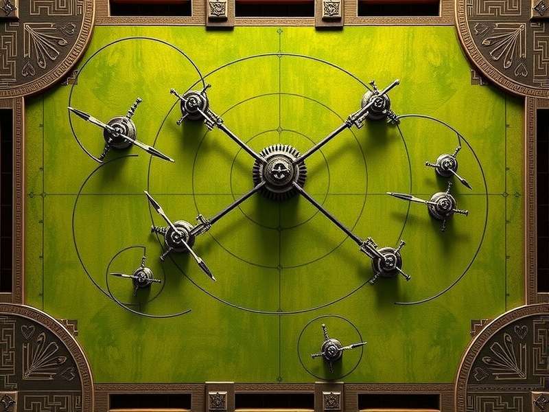 Diagram of Abhimanyu S Chakravyuha formation showing circular military arrangement