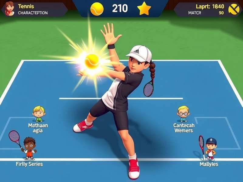 Tennis Clash Champion Battle tournament bracket showing competitive matchups