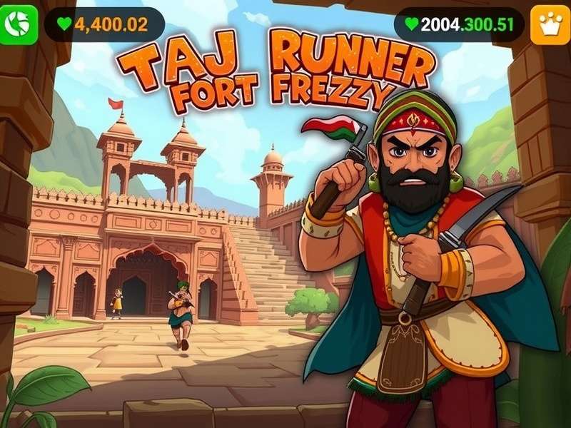 Taj Runner Fort Frenzy Strategy Guide Advanced gameplay strategy illustration for Taj Runner Fort Frenzy
