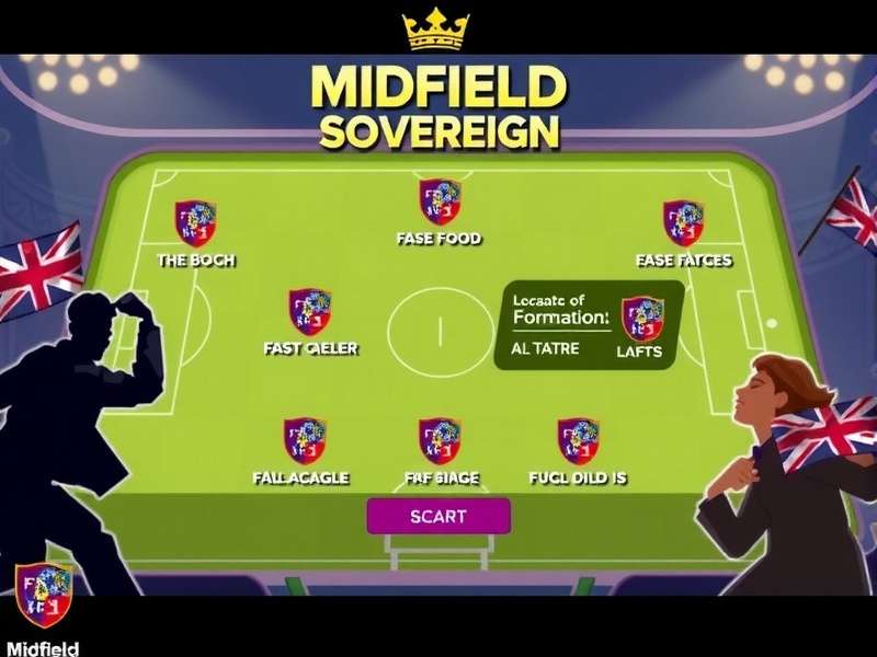 Midfield Sovereign - Football Strategy Game Midfield Sovereign Game Banner