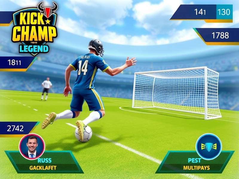 Kick Champ Legend Gameplay Experience Kick Champ Legend gameplay screenshot showing realistic football action