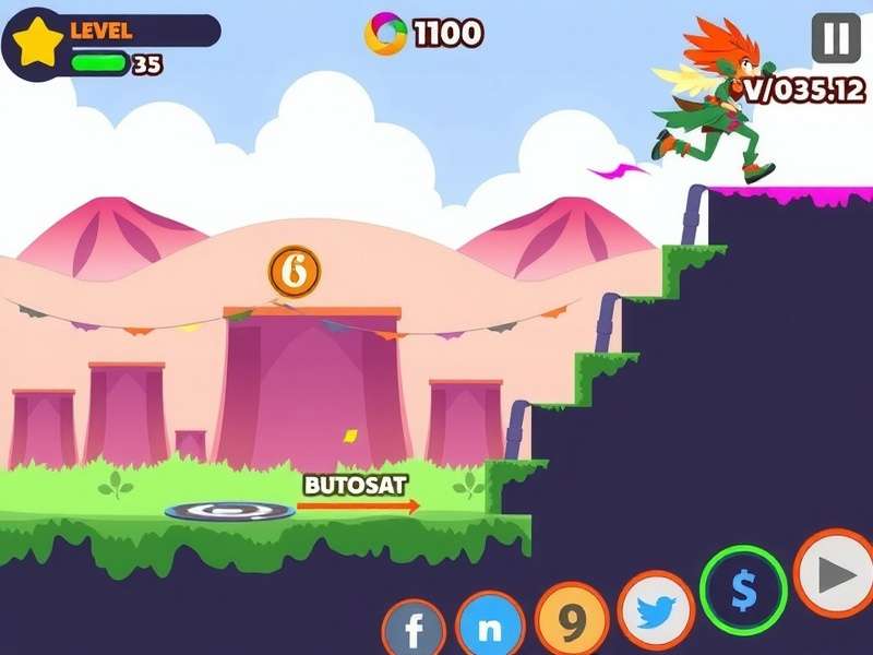 Color Run Warrior Gameplay Color Run Warrior gameplay screenshot showing vibrant colors and character