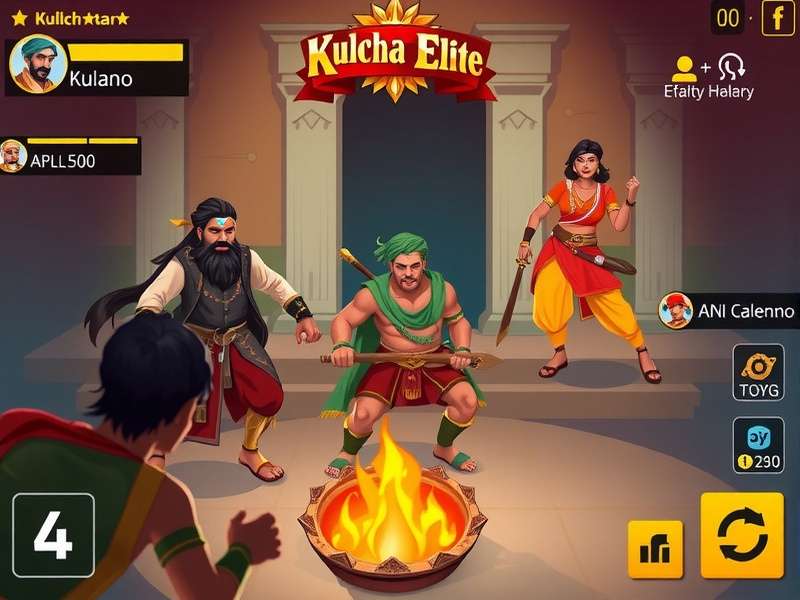 Kulcha Elite Gameplay Interface Kulcha Elite gameplay screenshot showing strategic elements