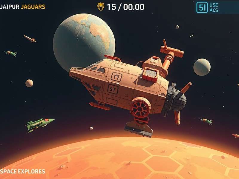 Development team working on Jaipur Jaguars Space Explorers