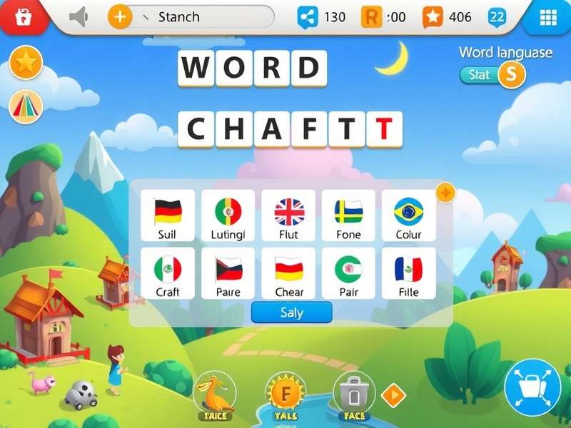 Word Craft India feature showcase with multiple game modes