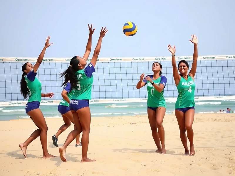 Captain Priya Sharma of Beach Volley India Queens