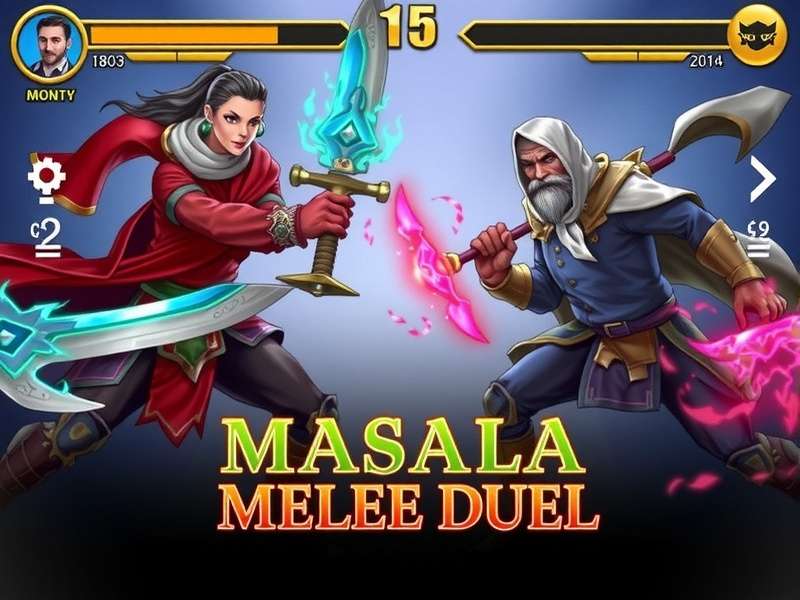 Masala Melee Duel Game Cover Art