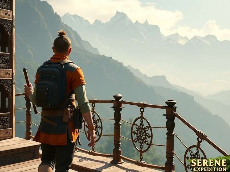 Serene Expedition puzzle solving interface with Indian architectural elements