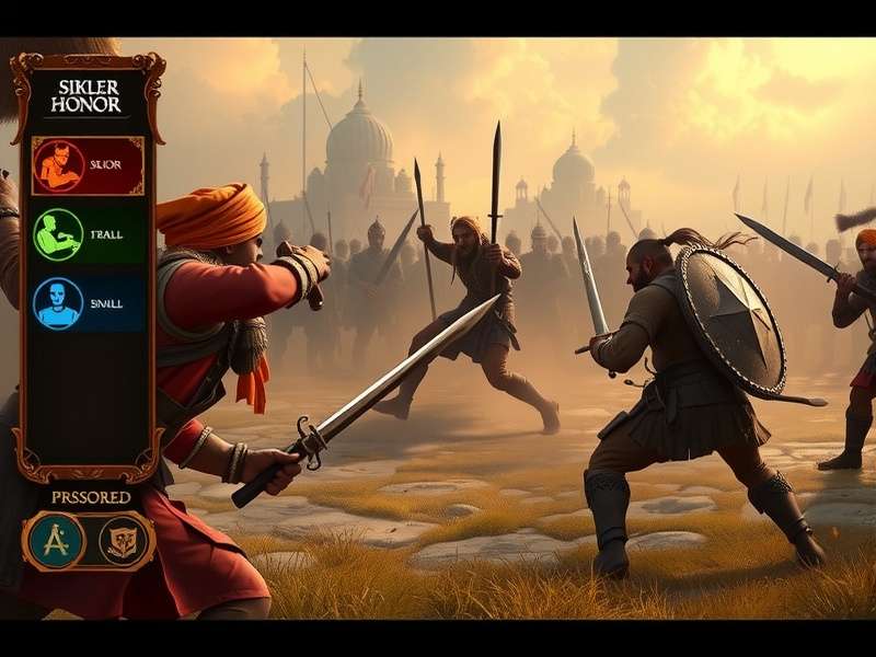 Character Development Screen Sikh Honor Gauntlet character progression interface