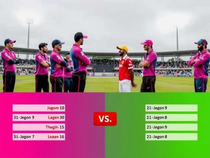 Team captains of Goa Glory Cricket League during toss ceremony