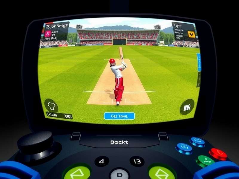 Cricket VR Fielding Whiz VR Equipment Cricket VR Fielding Whiz virtual reality headset and controller setup