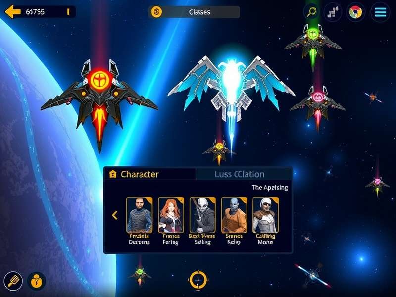 Extragalactic Gladiators - Space Battle Scene Extragalactic Gladiators gameplay screenshot showing space combat