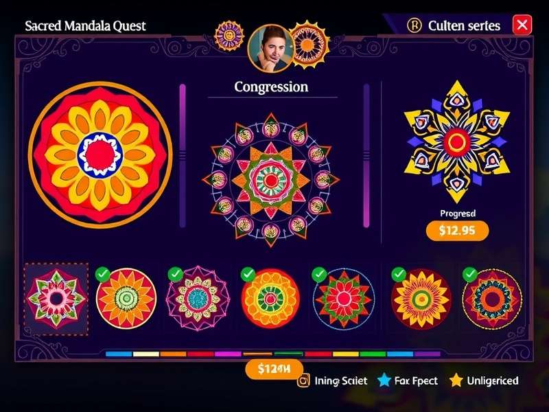 Cultural variations of mandalas featured in Sacred Mandala Quest