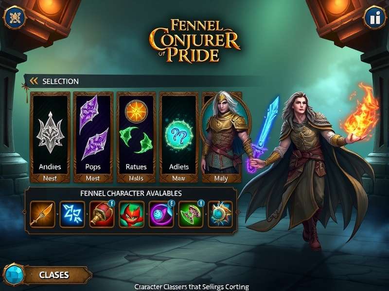 Fennel Conjurer S Pride Game Interface Fennel Conjurer S Pride game interface showcasing character selection and abilities