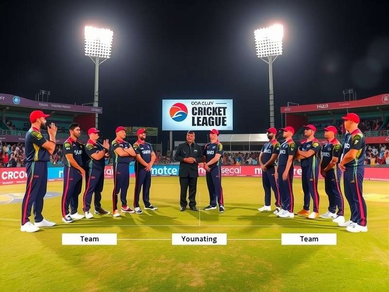 Tournament format visualization for Goa Glory Cricket League