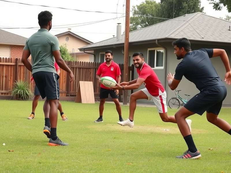 Backyard Rugby Warriors cultural celebration