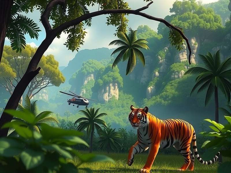 Wild Tiger Expedition environment showing diverse Indian landscape