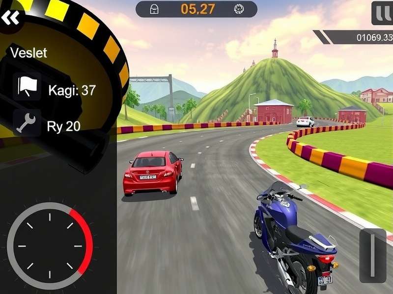 Savory Speed Stars Gameplay - Indian Street Racing Savory Speed Stars gameplay screenshot showing Indian street racing