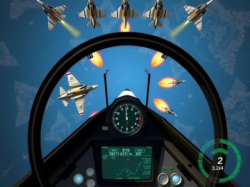 Sky Siege Indian Skies - Intense Air Combat Sky Siege Indian Skies gameplay showing fighter jet in combat