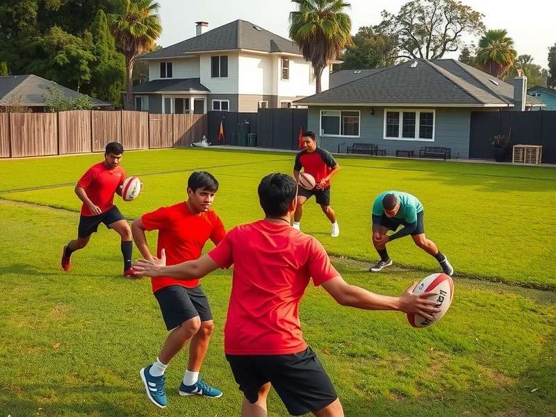 Backyard Rugby Warriors rule demonstration