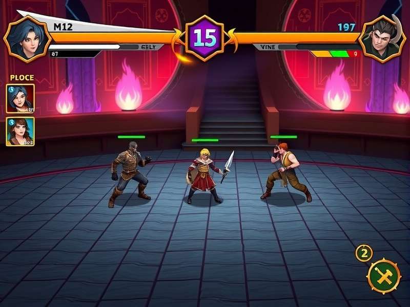 Mace Champion gameplay screenshot showing combat mechanics