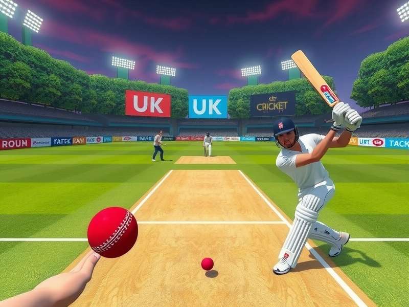 Social gaming experience in VR Cricket Dazzling Display VR Cricket Dazzling Display multiplayer mode with friends