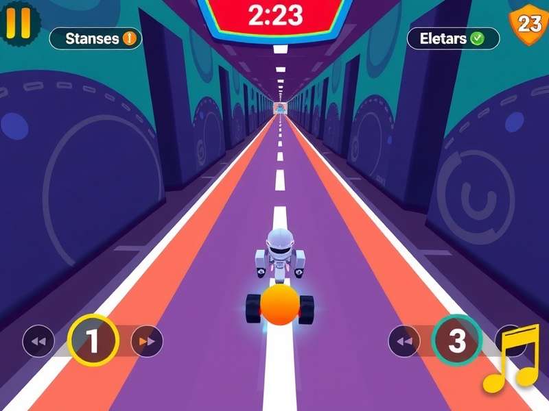 Jhumka Rhythm Rider gameplay screenshot showing rhythmic interface