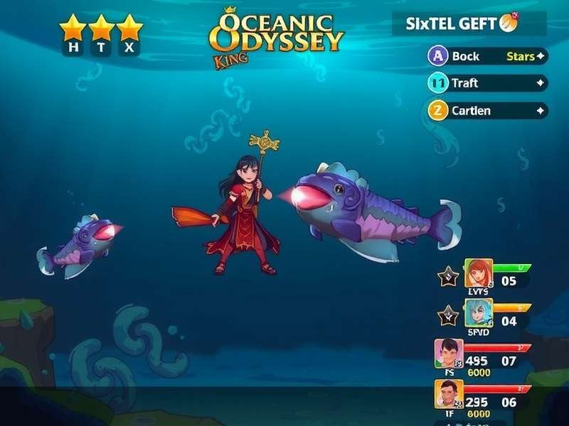 Oceanic Odyssey King character customization interface