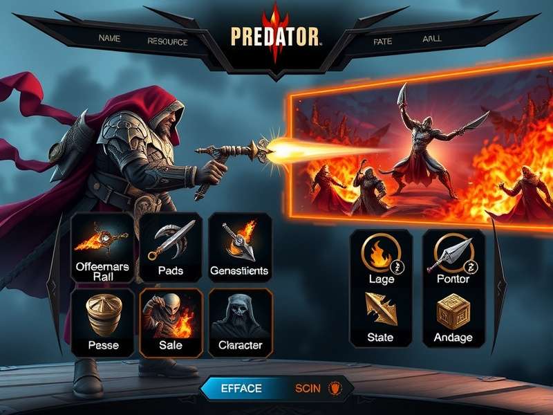 Predator Siege Mage Character Selection Predator Siege Mage character selection screen