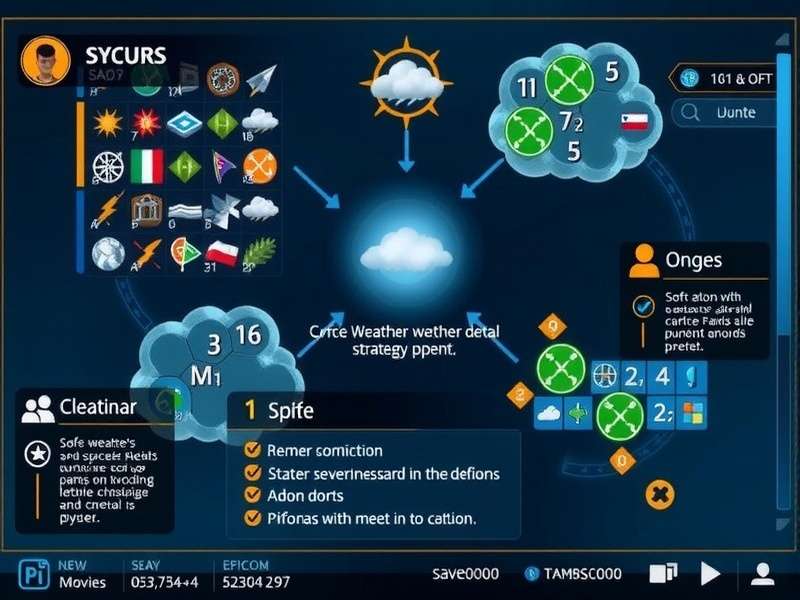 Dynamic Weather System in Monsoon Marvel Monsoon Marvel weather system visualization