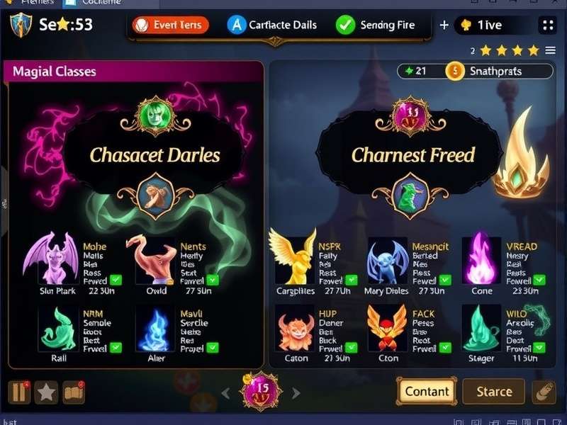 Fennel Conjurer S Pride Character Classes Character classes available in Fennel Conjurer S Pride showing diverse magical abilities