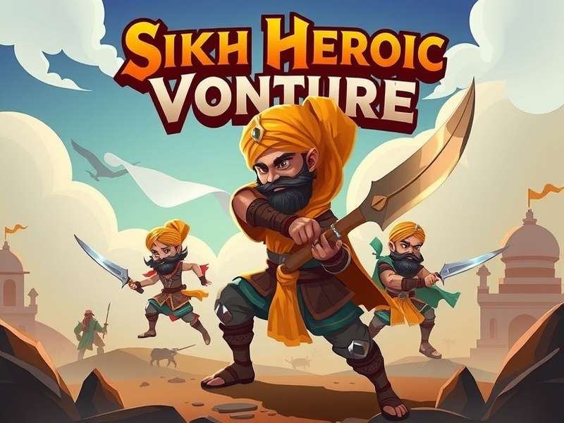 Sikh Heroic Venture Combat Gameplay Sikh Heroic Venture combat gameplay showing character using traditional weapons
