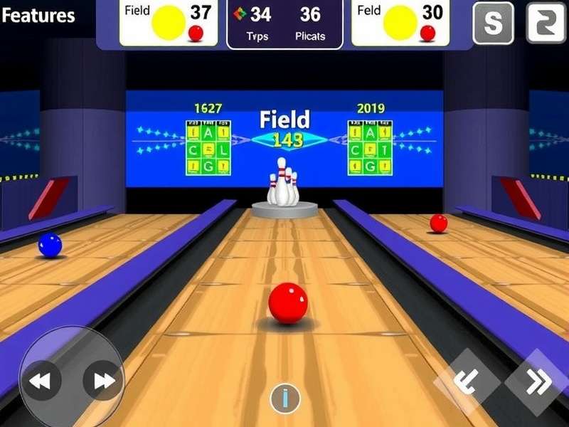 India Bowling Ace Pro features showcase with multiple bowling options