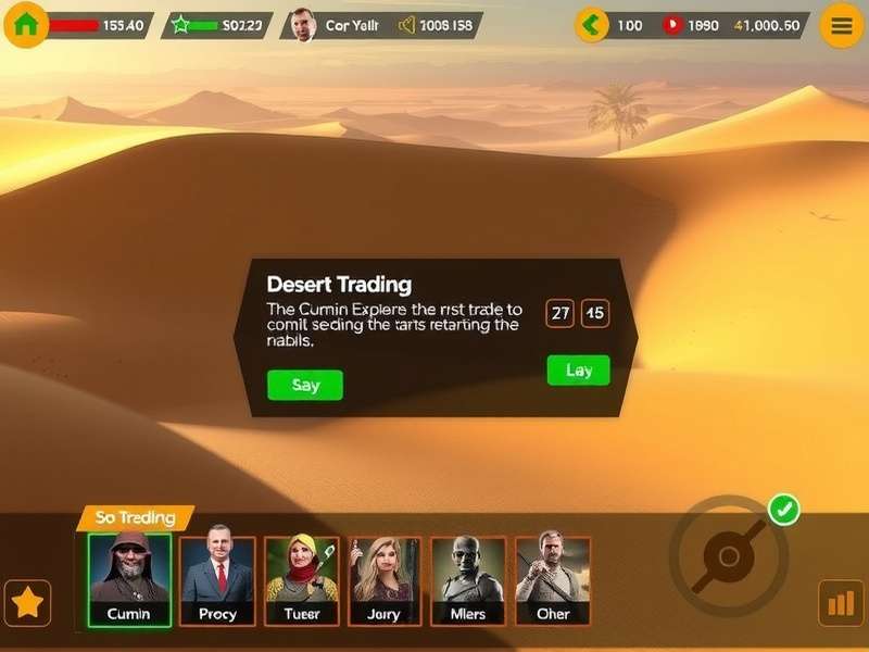 Cumin Explorer Desert Storm Character Dialogues Cumin Explorer Desert Storm character interactions
