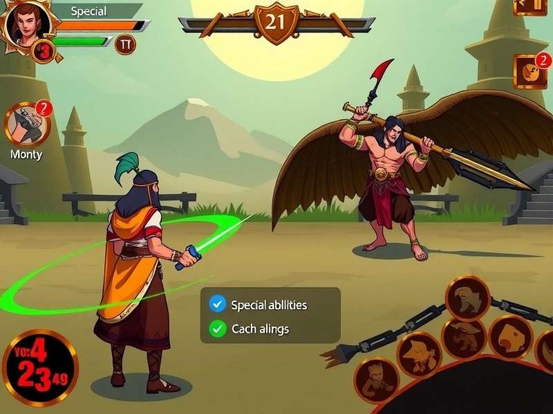 Goa Glory Warriors battle scene showing special abilities