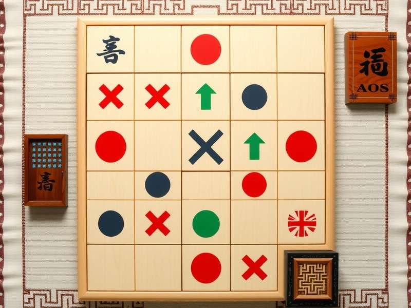 Traditional Tic Tac Toe Premier board setup