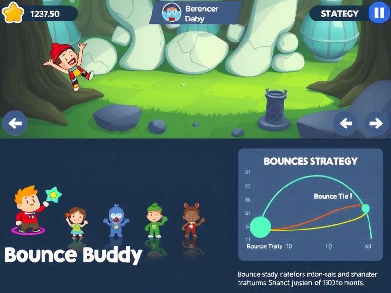 Bounce Buddy strategy illustration showing bounce trajectories