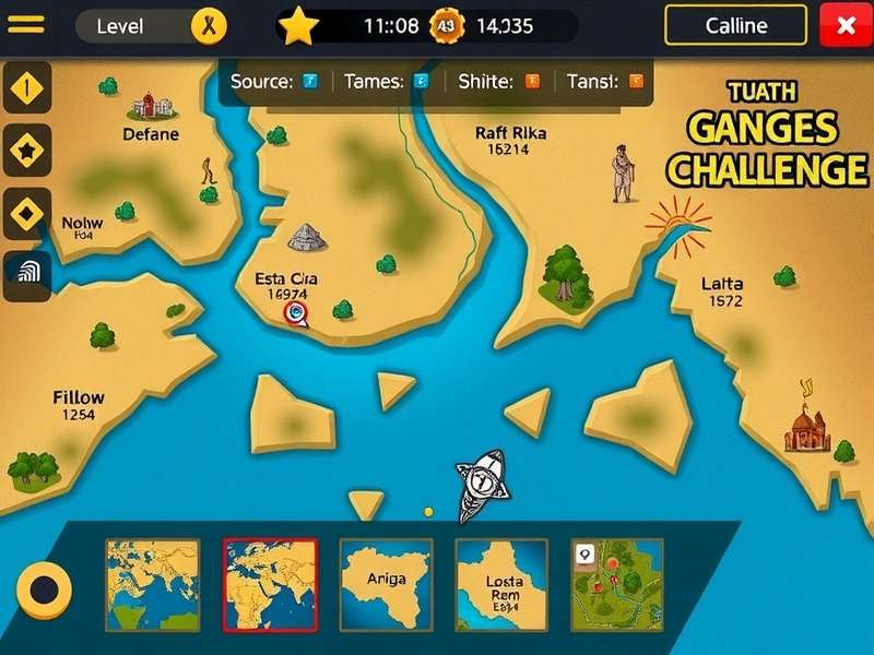 Ganges River Challenge Game Modes Ganges River Challenge different game modes interface