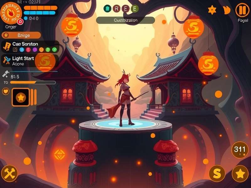 Ginger Universe Bound character customization interface