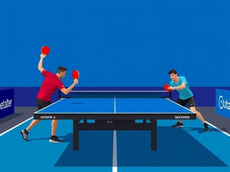 Premier Table Tennis War gameplay action