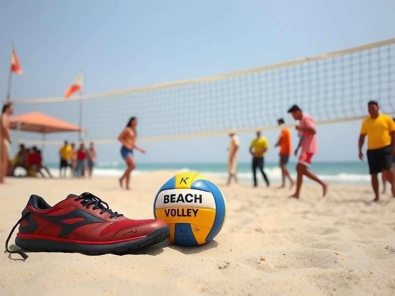 Beach Volley Champions trophy celebration