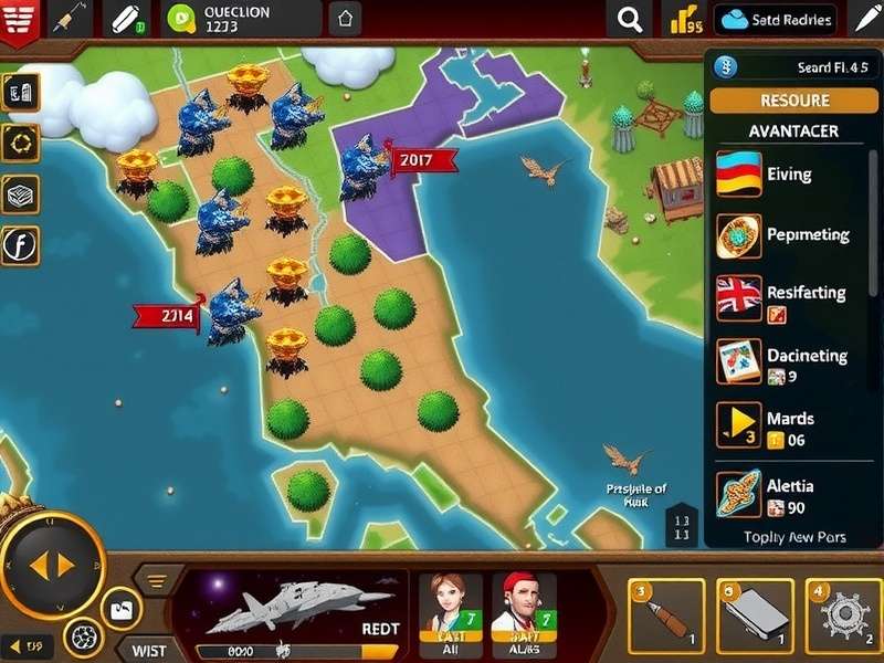 RR FC Dominion Strategic Gameplay Interface RR FC Dominion gameplay screenshot showing strategic interface