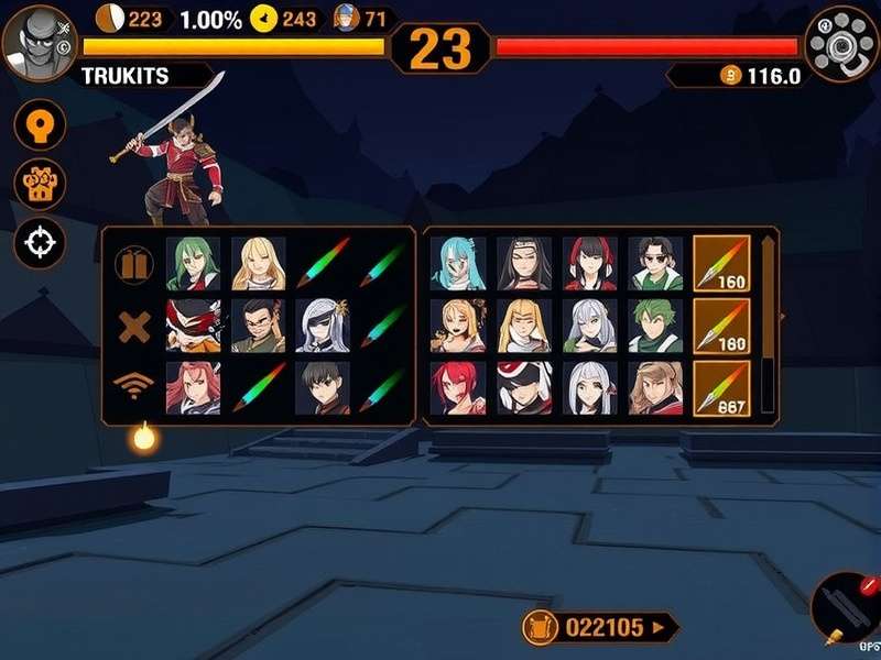 Kochi Legendary Warriors character progression interface