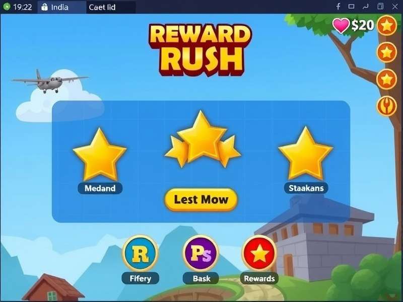 Reward Rush India Gaming Platform Reward Rush India Game Interface